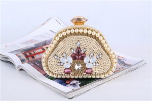 The Luxury Flower Design Clutch Purse